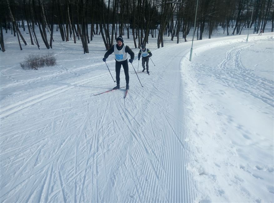 Лыжные гонки среди факультетов